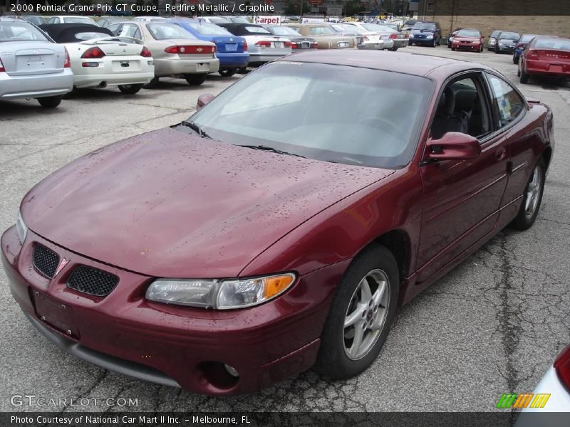 Redfire Metallic / Graphite 2000 Pontiac Grand Prix GT Coupe