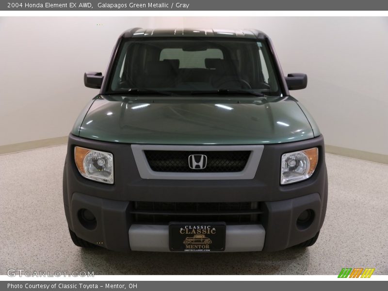 Galapagos Green Metallic / Gray 2004 Honda Element EX AWD