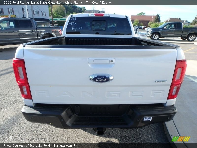 White Platinum Tri-Coat / Ebony 2019 Ford Ranger Lariat SuperCrew 4x4