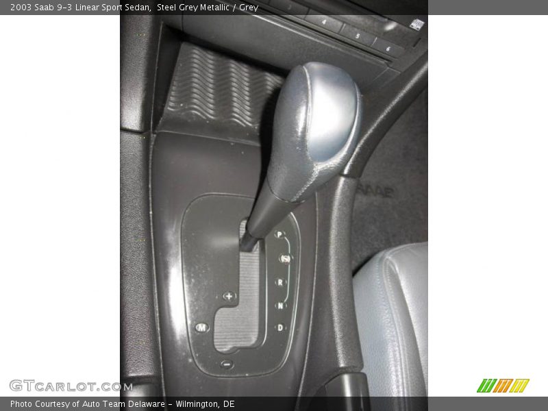Steel Grey Metallic / Grey 2003 Saab 9-3 Linear Sport Sedan