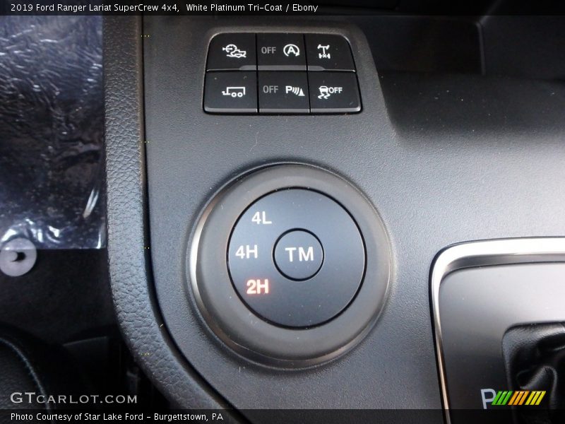 Controls of 2019 Ranger Lariat SuperCrew 4x4