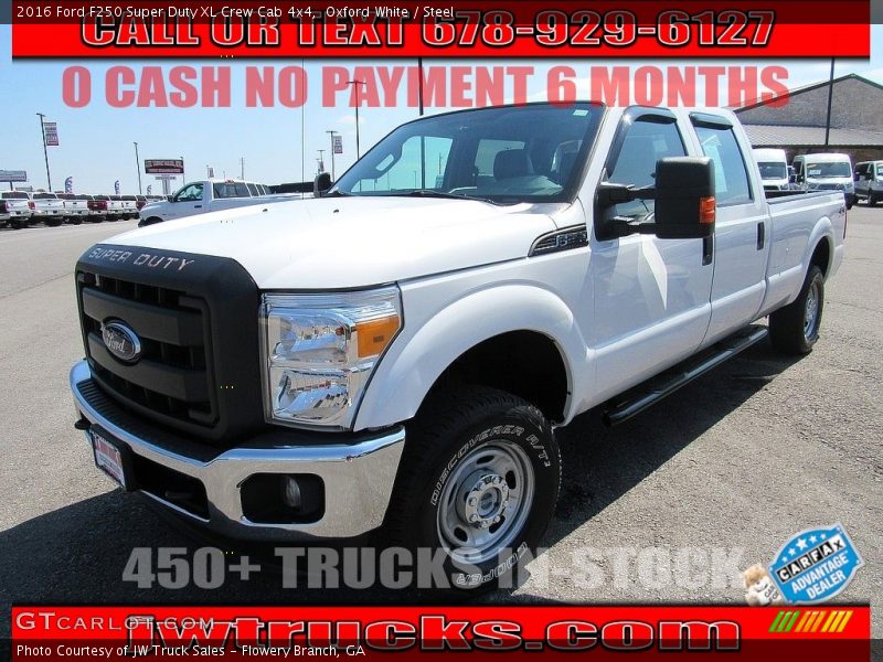 Oxford White / Steel 2016 Ford F250 Super Duty XL Crew Cab 4x4