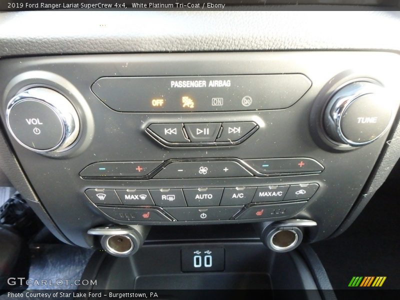Controls of 2019 Ranger Lariat SuperCrew 4x4