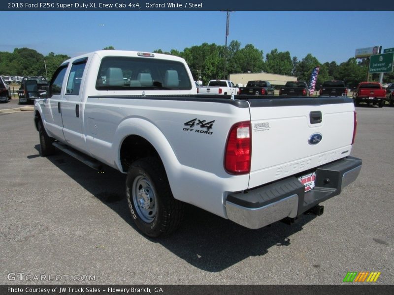 Oxford White / Steel 2016 Ford F250 Super Duty XL Crew Cab 4x4