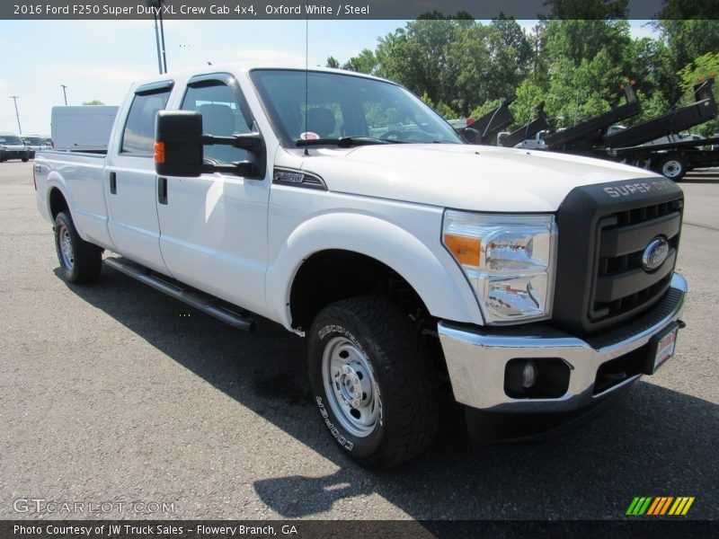 Oxford White / Steel 2016 Ford F250 Super Duty XL Crew Cab 4x4