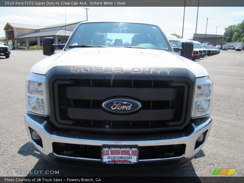 Oxford White / Steel 2016 Ford F250 Super Duty XL Crew Cab 4x4