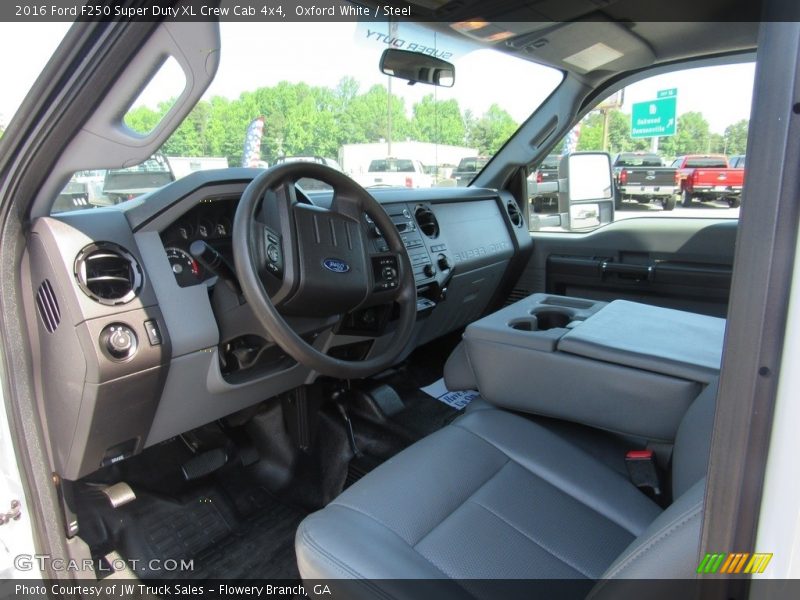 Oxford White / Steel 2016 Ford F250 Super Duty XL Crew Cab 4x4