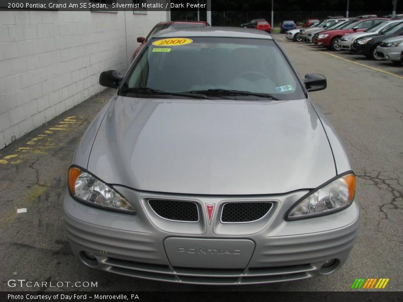 Silvermist Metallic / Dark Pewter 2000 Pontiac Grand Am SE Sedan