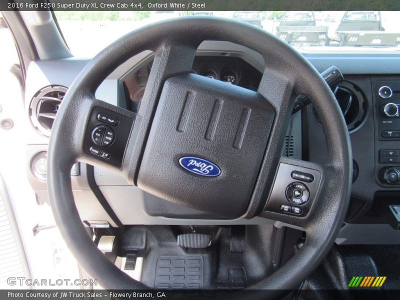 Oxford White / Steel 2016 Ford F250 Super Duty XL Crew Cab 4x4