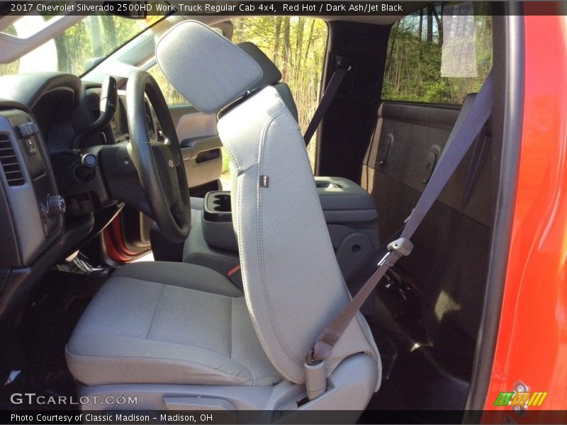 Red Hot / Dark Ash/Jet Black 2017 Chevrolet Silverado 2500HD Work Truck Regular Cab 4x4