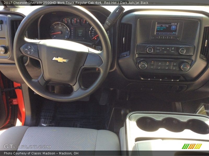 Red Hot / Dark Ash/Jet Black 2017 Chevrolet Silverado 2500HD Work Truck Regular Cab 4x4
