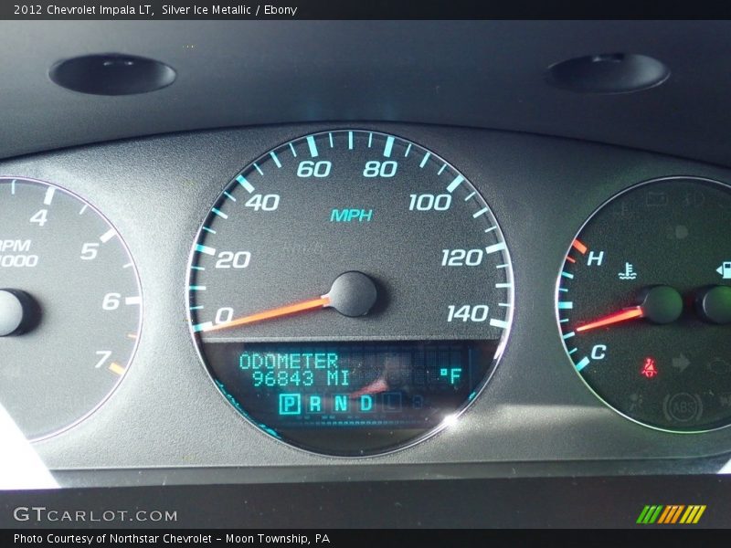 Silver Ice Metallic / Ebony 2012 Chevrolet Impala LT