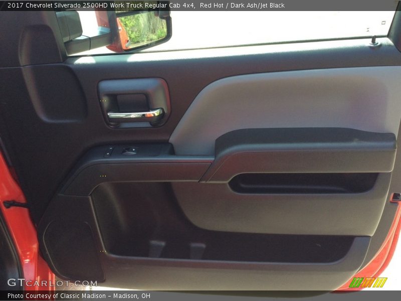 Red Hot / Dark Ash/Jet Black 2017 Chevrolet Silverado 2500HD Work Truck Regular Cab 4x4