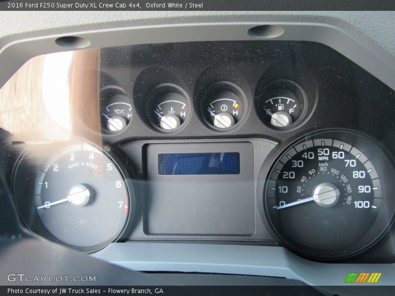 Oxford White / Steel 2016 Ford F250 Super Duty XL Crew Cab 4x4