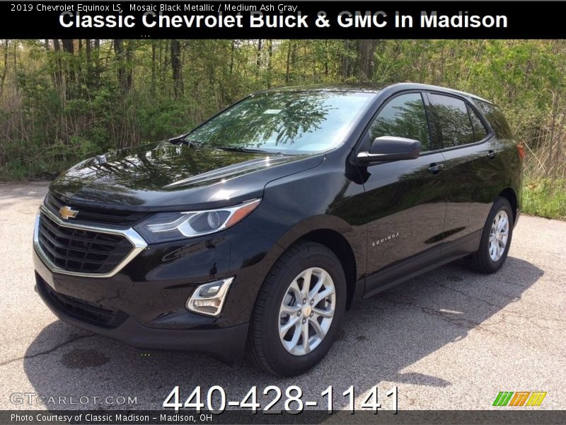 Mosaic Black Metallic / Medium Ash Gray 2019 Chevrolet Equinox LS