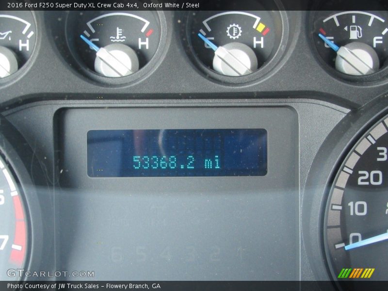 Oxford White / Steel 2016 Ford F250 Super Duty XL Crew Cab 4x4