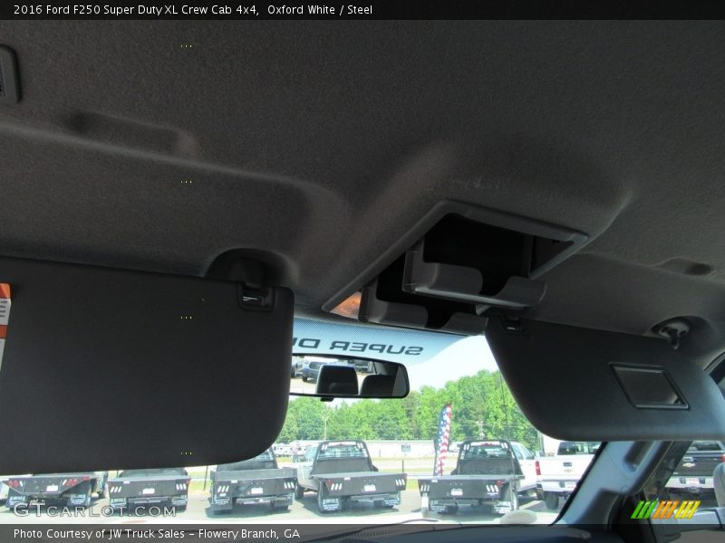 Oxford White / Steel 2016 Ford F250 Super Duty XL Crew Cab 4x4