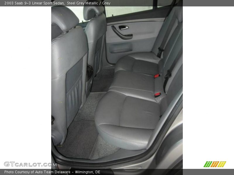Steel Grey Metallic / Grey 2003 Saab 9-3 Linear Sport Sedan