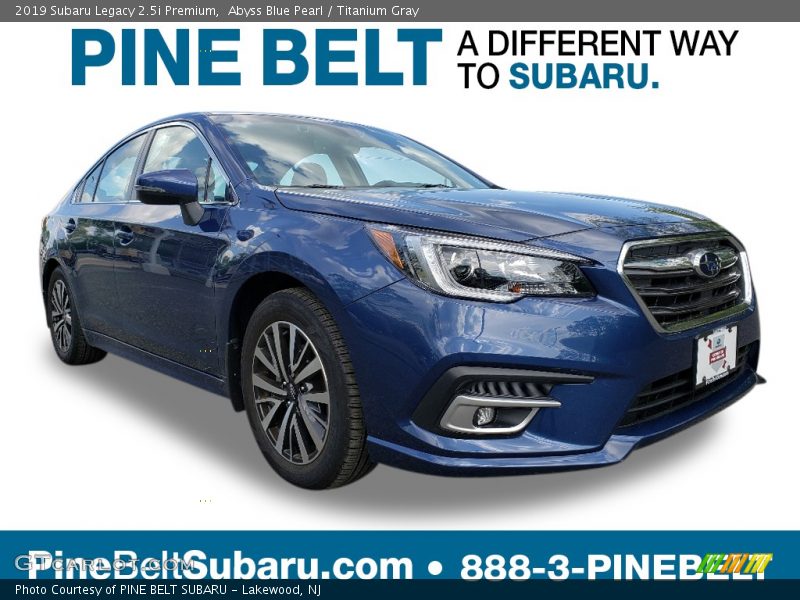 Abyss Blue Pearl / Titanium Gray 2019 Subaru Legacy 2.5i Premium