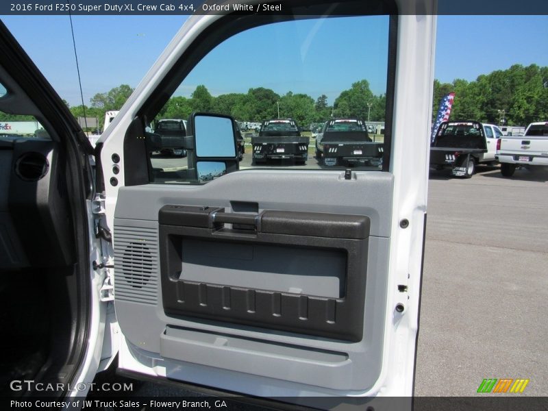 Oxford White / Steel 2016 Ford F250 Super Duty XL Crew Cab 4x4