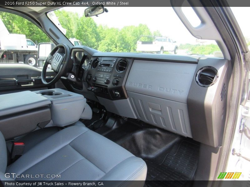 Oxford White / Steel 2016 Ford F250 Super Duty XL Crew Cab 4x4