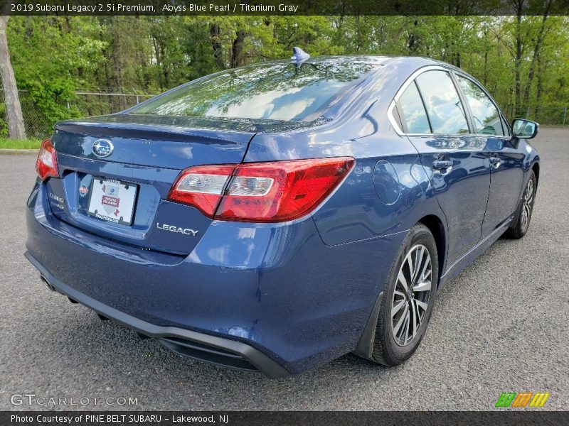 Abyss Blue Pearl / Titanium Gray 2019 Subaru Legacy 2.5i Premium