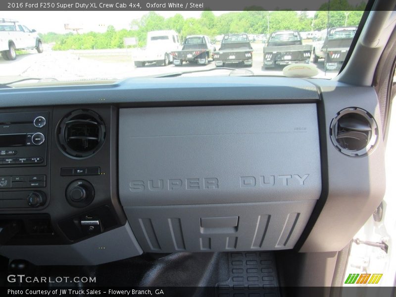 Oxford White / Steel 2016 Ford F250 Super Duty XL Crew Cab 4x4