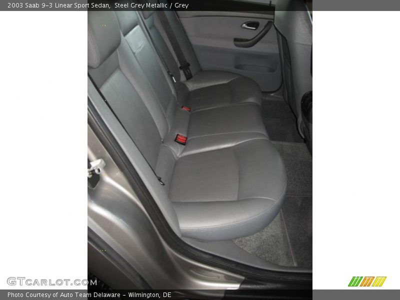 Steel Grey Metallic / Grey 2003 Saab 9-3 Linear Sport Sedan