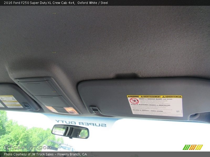 Oxford White / Steel 2016 Ford F250 Super Duty XL Crew Cab 4x4