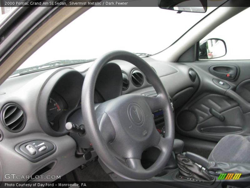 Silvermist Metallic / Dark Pewter 2000 Pontiac Grand Am SE Sedan