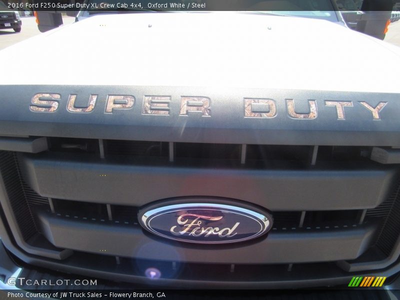 Oxford White / Steel 2016 Ford F250 Super Duty XL Crew Cab 4x4