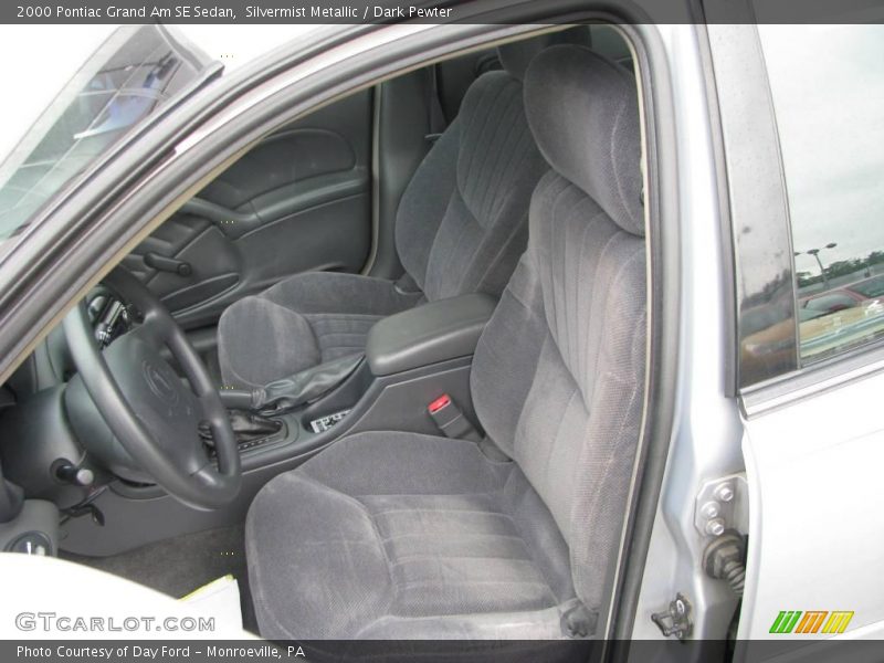 Silvermist Metallic / Dark Pewter 2000 Pontiac Grand Am SE Sedan
