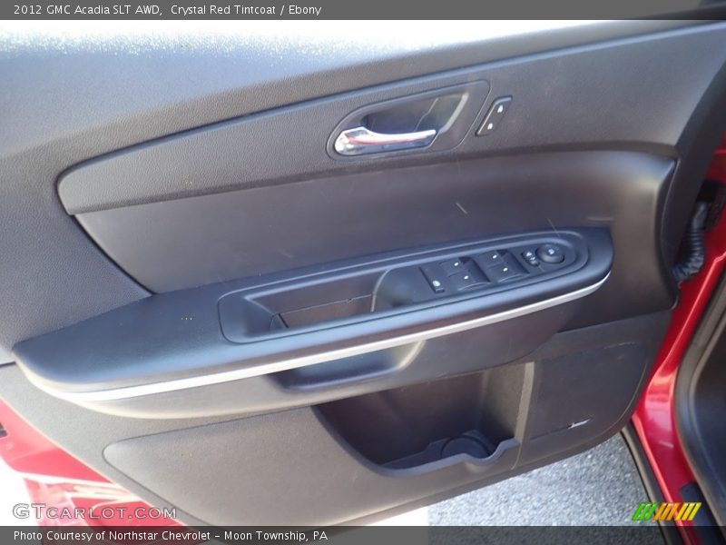 Crystal Red Tintcoat / Ebony 2012 GMC Acadia SLT AWD