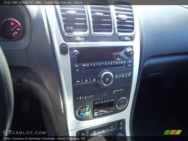 Crystal Red Tintcoat / Ebony 2012 GMC Acadia SLT AWD