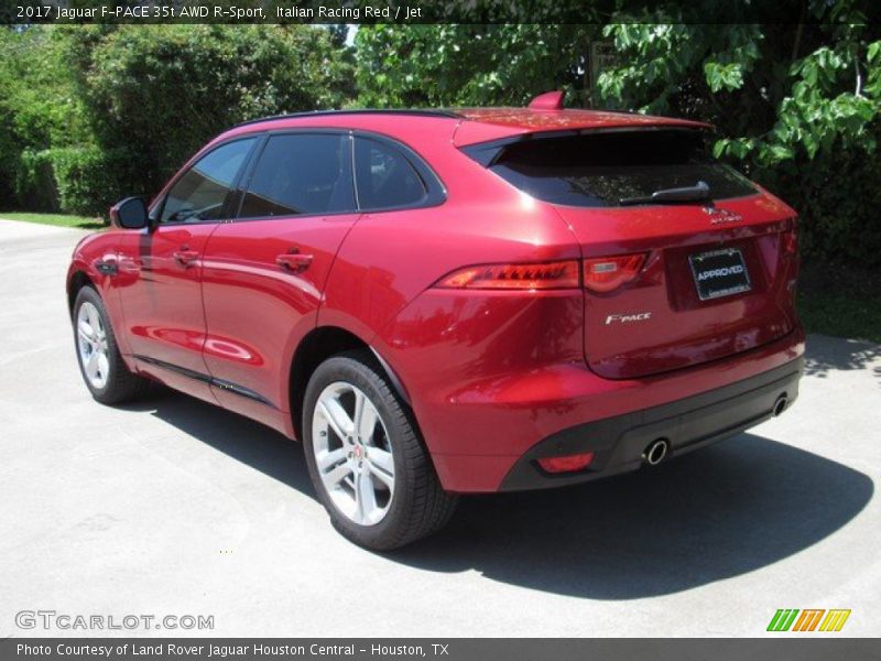 Italian Racing Red / Jet 2017 Jaguar F-PACE 35t AWD R-Sport