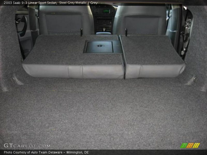 Steel Grey Metallic / Grey 2003 Saab 9-3 Linear Sport Sedan