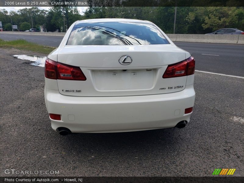 Crystal White / Black 2006 Lexus IS 250 AWD