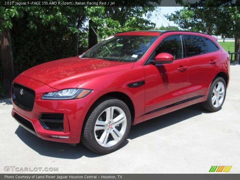 Italian Racing Red / Jet 2017 Jaguar F-PACE 35t AWD R-Sport