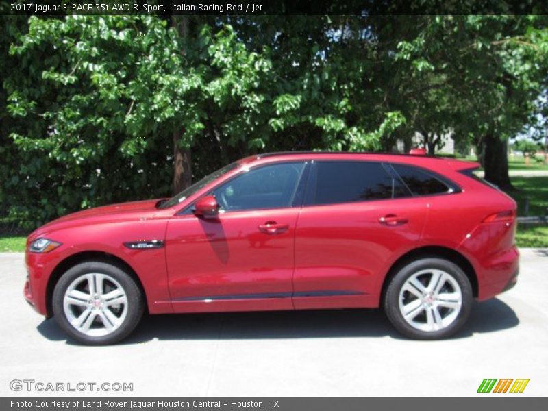 Italian Racing Red / Jet 2017 Jaguar F-PACE 35t AWD R-Sport