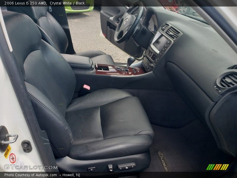 Crystal White / Black 2006 Lexus IS 250 AWD