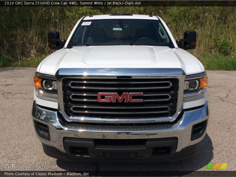 Summit White / Jet Black/­Dark Ash 2019 GMC Sierra 2500HD Crew Cab 4WD