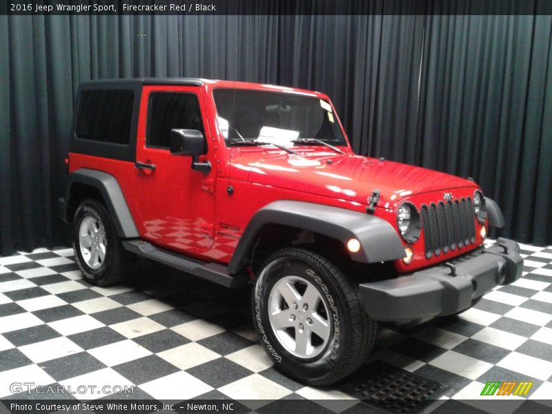Firecracker Red / Black 2016 Jeep Wrangler Sport