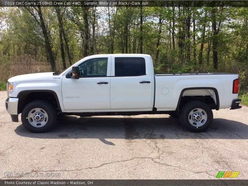 Summit White / Jet Black/­Dark Ash 2019 GMC Sierra 2500HD Crew Cab 4WD