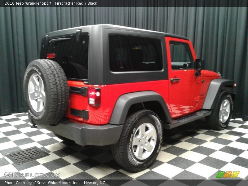 Firecracker Red / Black 2016 Jeep Wrangler Sport