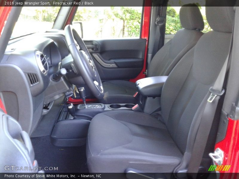 Firecracker Red / Black 2016 Jeep Wrangler Sport