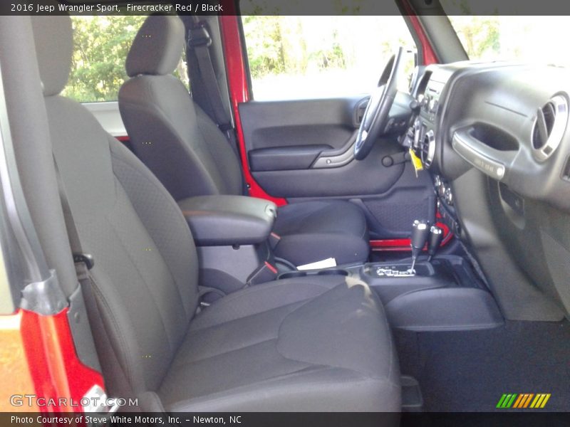 Firecracker Red / Black 2016 Jeep Wrangler Sport