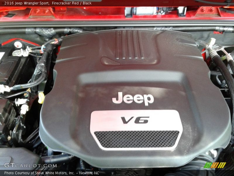 Firecracker Red / Black 2016 Jeep Wrangler Sport