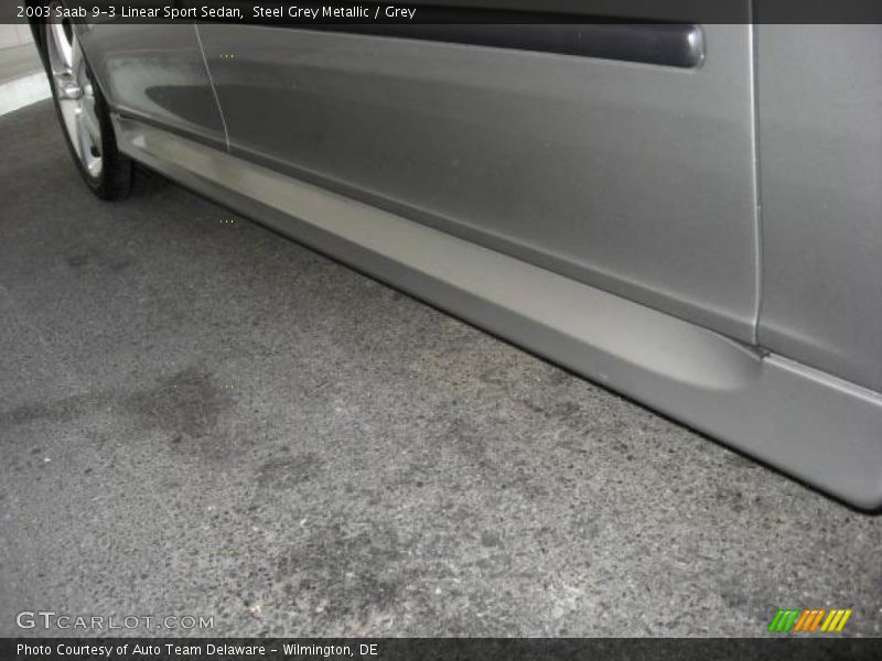 Steel Grey Metallic / Grey 2003 Saab 9-3 Linear Sport Sedan
