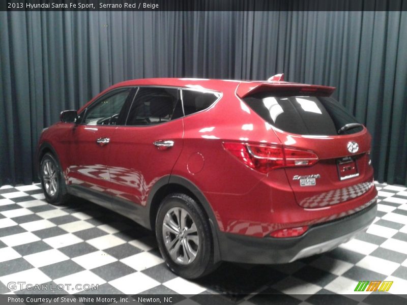 Serrano Red / Beige 2013 Hyundai Santa Fe Sport