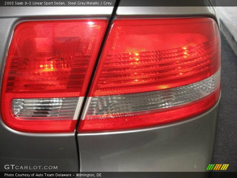 Steel Grey Metallic / Grey 2003 Saab 9-3 Linear Sport Sedan